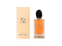 Giorgio Armani Sì Eau de Toilette (EDT) 100ml with the yellow logo edition