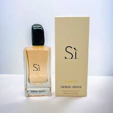 Giorgio Armani Sì Eau de Toilette (EDT) 100ml with the yellow logo edition